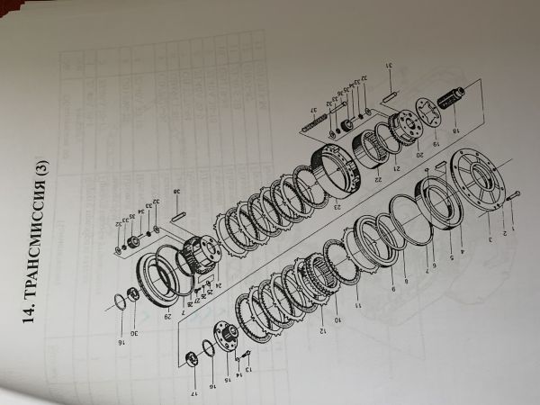 Зубчастий диск ZL40.6-48 (реверс) Z = 16 (OT16), D = 25x305x330 КПП ZL, XCMG, LIUGONG, LONKING, SDLG